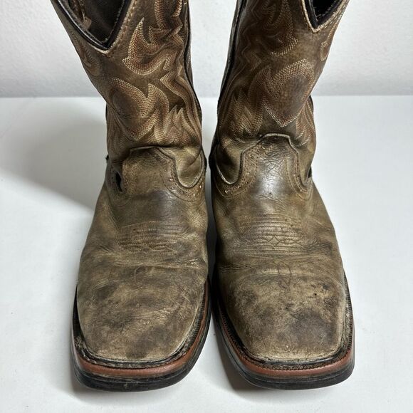 Wolverine Mens Leather Rancher Steel Toe Work Boot Size 10,5M See Notes - Picture 8 of 16